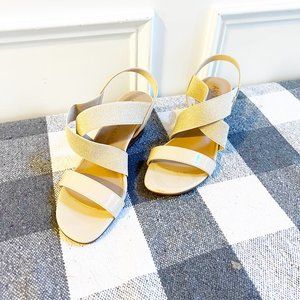 Anne Klein iFlex Wedges - Size 8, Nude/Blush, Good Condition with Marks